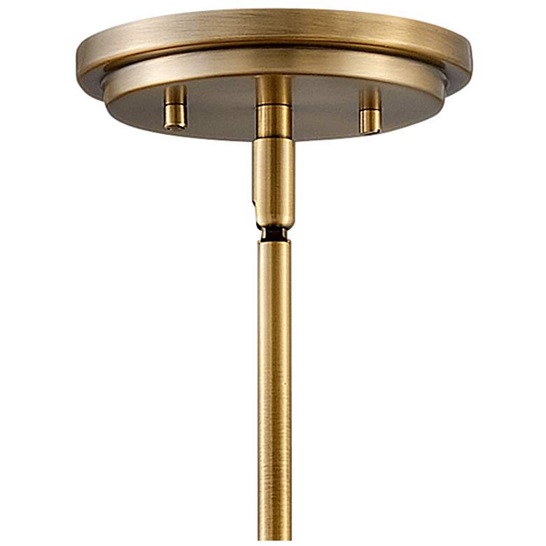 Image 3 Hinkley Argo 14" Wide Gold and Satin Black Dome Pendant Light more views