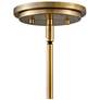 3_Hinkley Argo 14" Wide Gold and Satin Black Dome Pendant Light more views