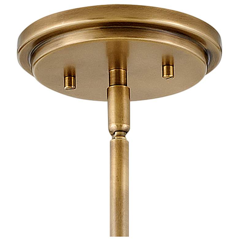 Image 3 Hinkley Argo 14" Wide Heritage Brass LED Dome Pendant Light more views