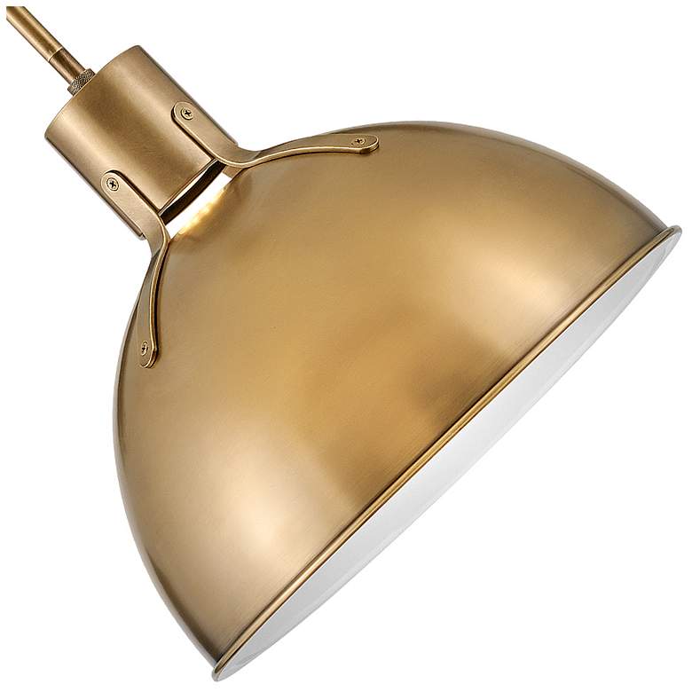 Image 7 Hinkley Argo 14" Wide Heritage Brass LED Dome Pendant Light more views