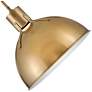 7_Hinkley Argo 14" Wide Heritage Brass LED Dome Pendant Light more views