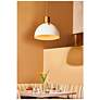 2_Hinkley Argo 20" Wide Polished White Brass LED Pendant Light more views