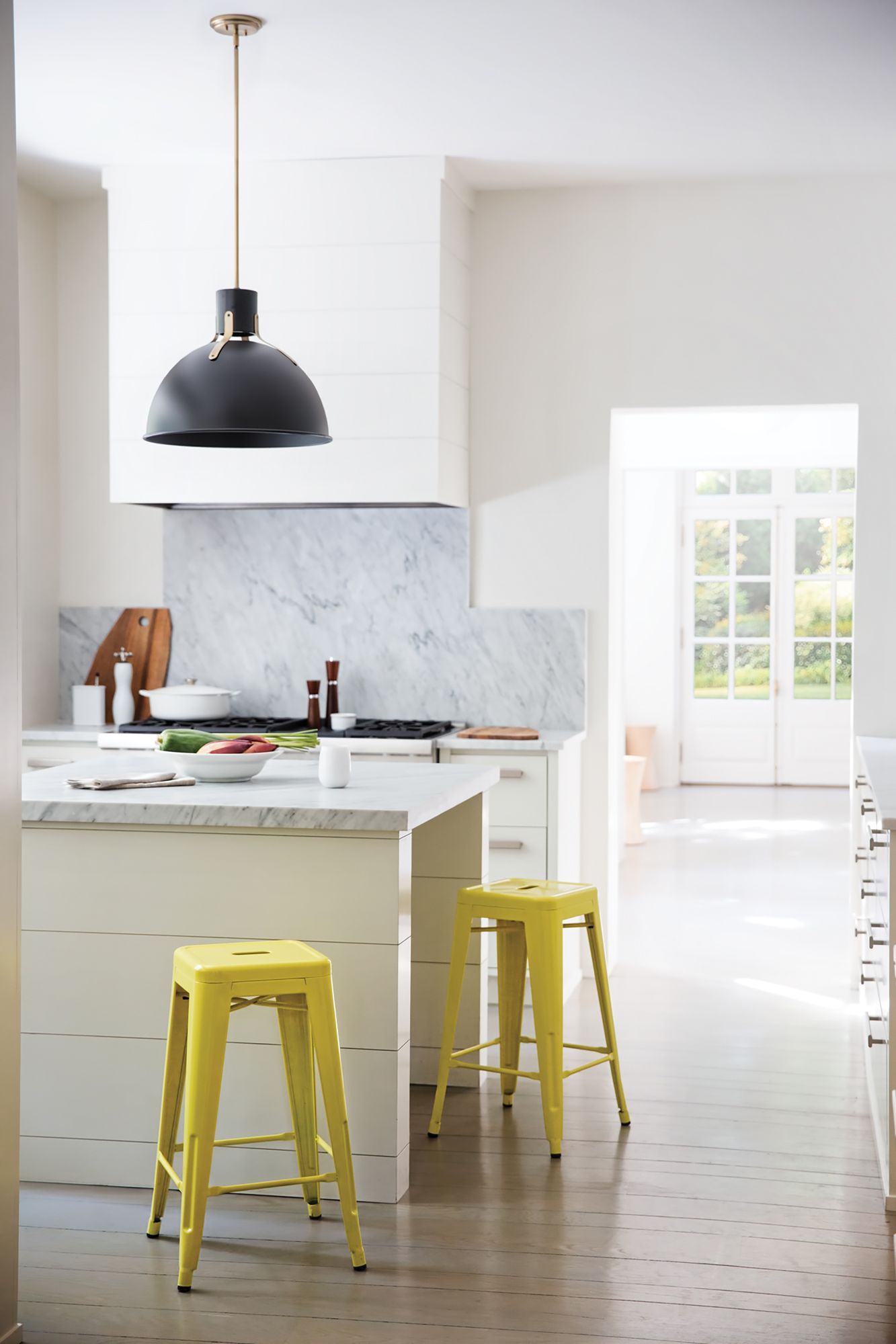 Image 5 Hinkley Argo 20" Wide Satin Black and Brass LED Dome Pendant Light more views