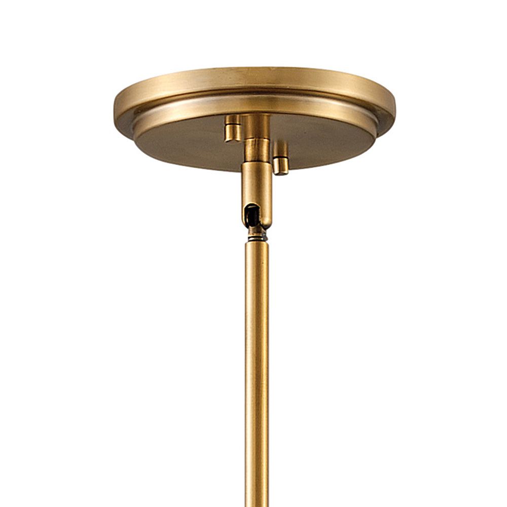 Hinkley Argo 20" Wide Satin Black and Brass LED Dome Pendant Light