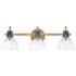 Hinkley Argo 24 1/2" Wide Heritage Brass 3-Light Bath Light