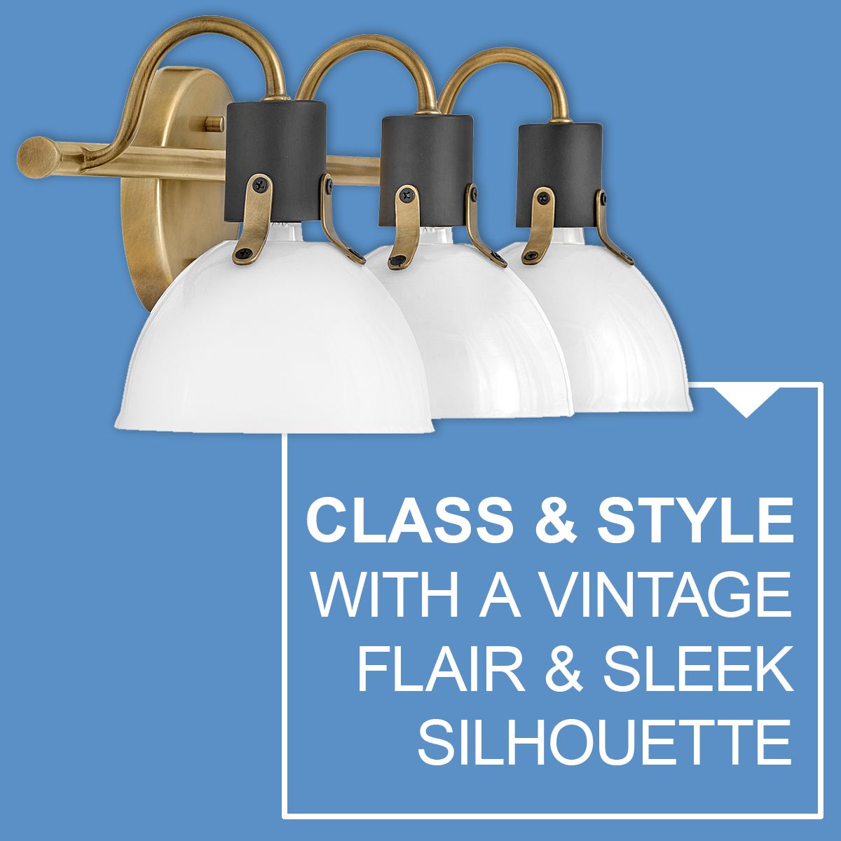 Hinkley Argo 24 1/2" Wide Heritage Brass 3-Light Bath Light