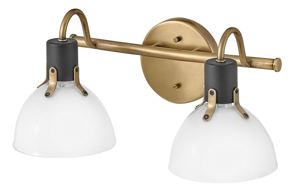 Image 7 Hinkley Argo 7 1/2" High Heritage Brass 2-Light Wall Sconce more views