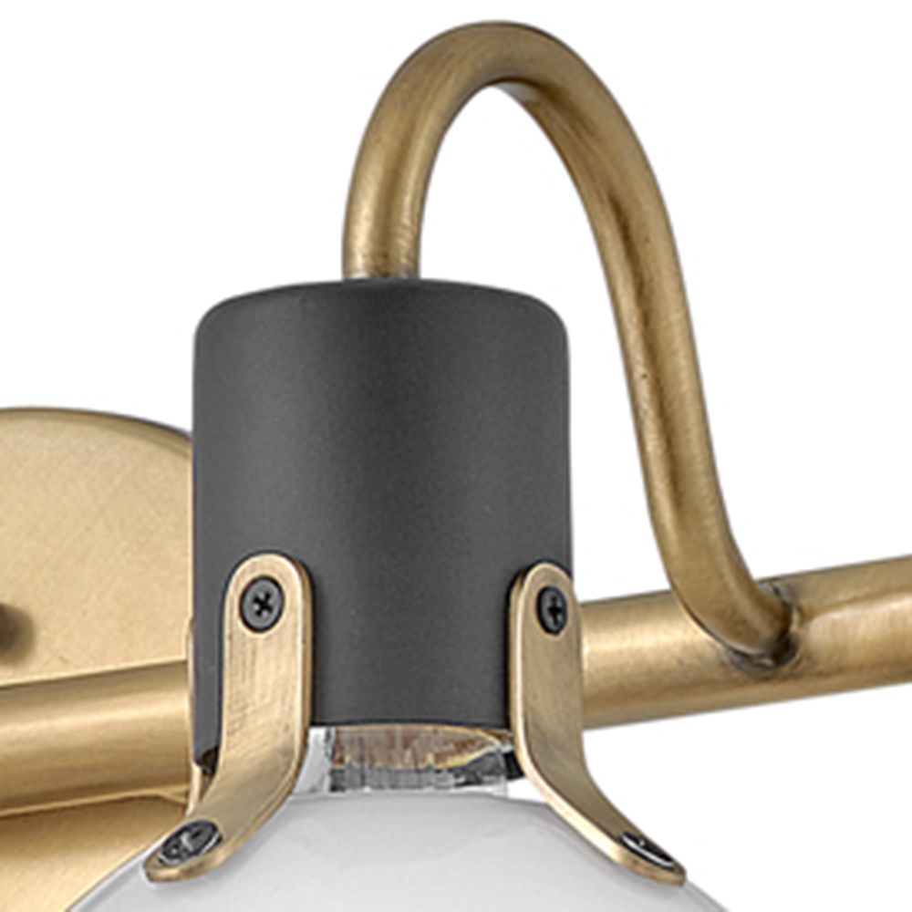 Hinkley Argo 7 1/2" High Heritage Brass 2-Light Wall Sconce