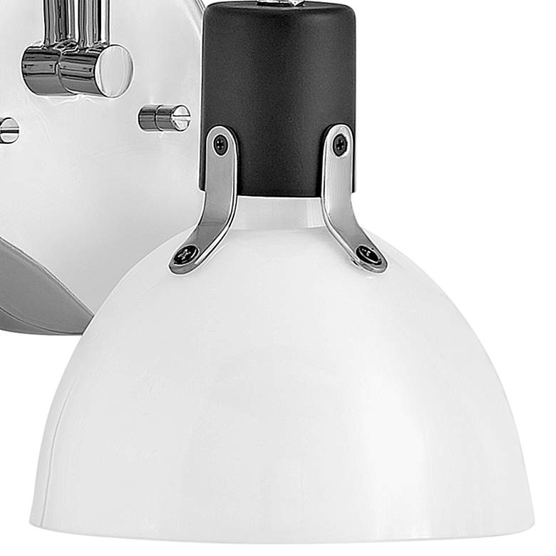 Image 2 Hinkley Argo 7 3/4" High Chrome Wall Sconce more views
