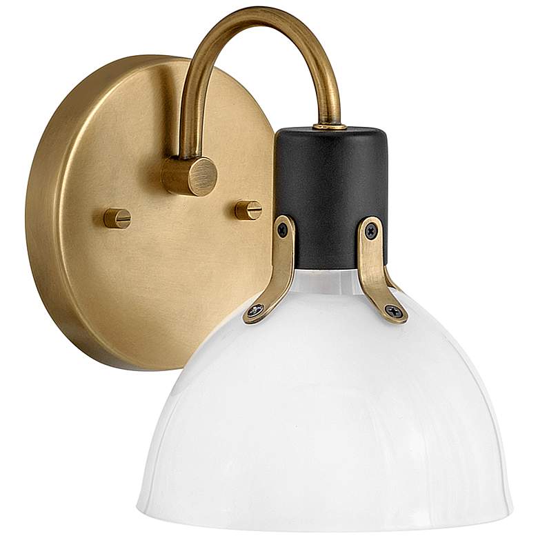 Image 2 Hinkley Argo 7 3/4" High Heritage Brass Wall Sconce
