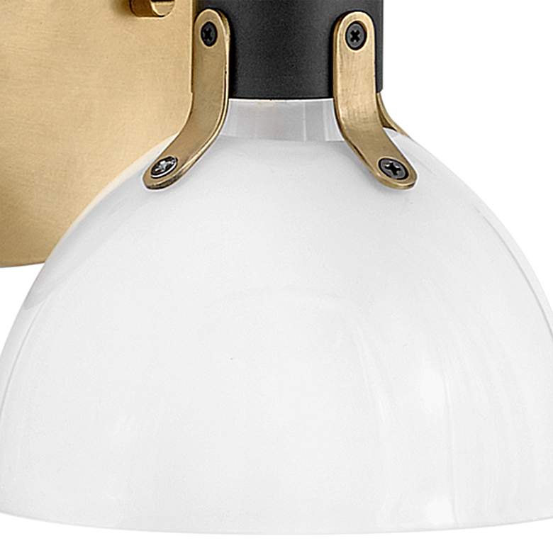 Image 3 Hinkley Argo 7 3/4" High Heritage Brass Wall Sconce more views
