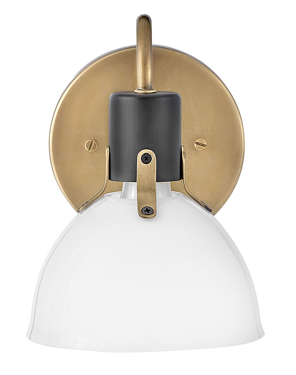 Image 6 Hinkley Argo 7 3/4" High Heritage Brass Wall Sconce more views