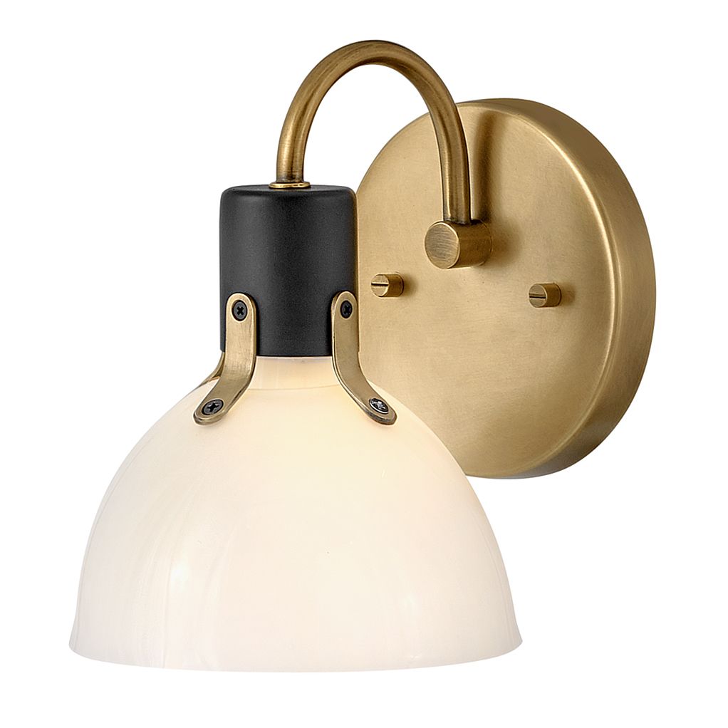 Hinkley Argo 7 3/4" High Heritage Brass Wall Sconce