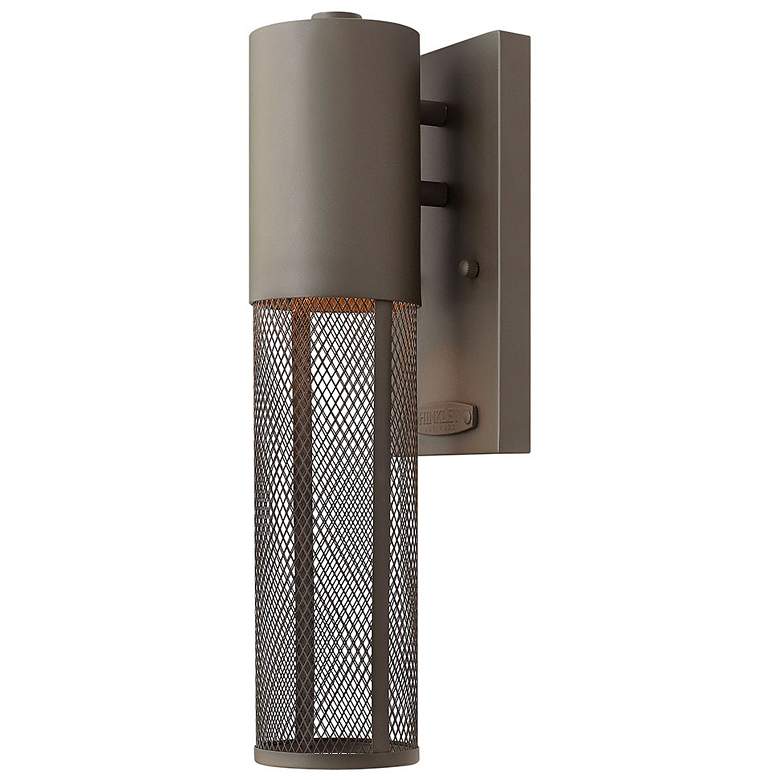 Image 1 Hinkley Aria 14 1/2 inchH Buckeye Bronze LED Outdoor Wall Light