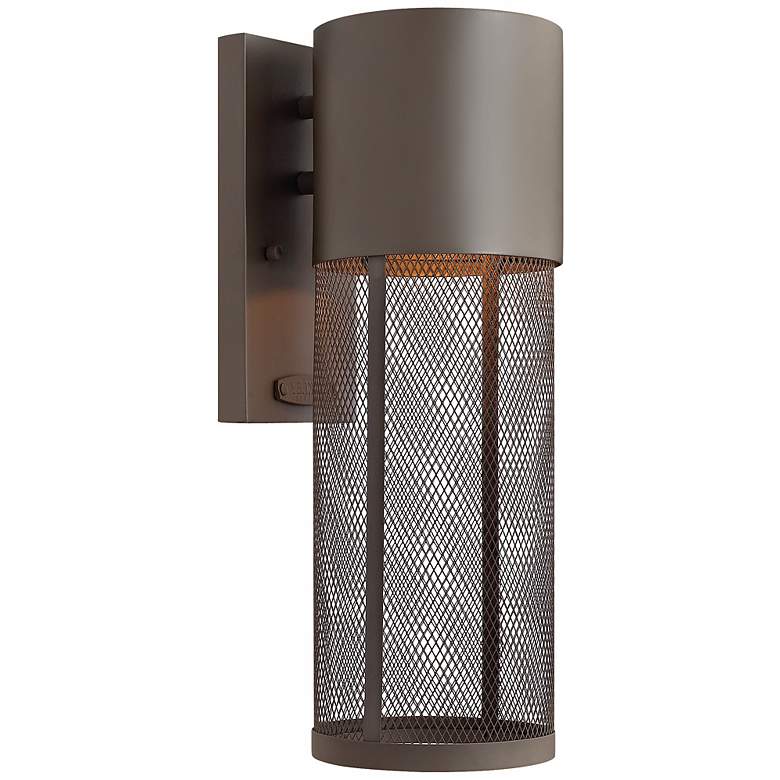 Image 1 Hinkley Aria 15 1/2 inchH Buckeye Bronze LED Outdoor Wall Light