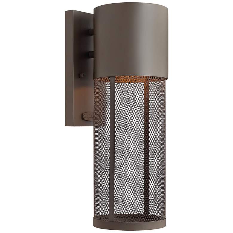 Image 1 Hinkley Aria 15 1/2"H Buckeye Bronze LED Outdoor Wall Light