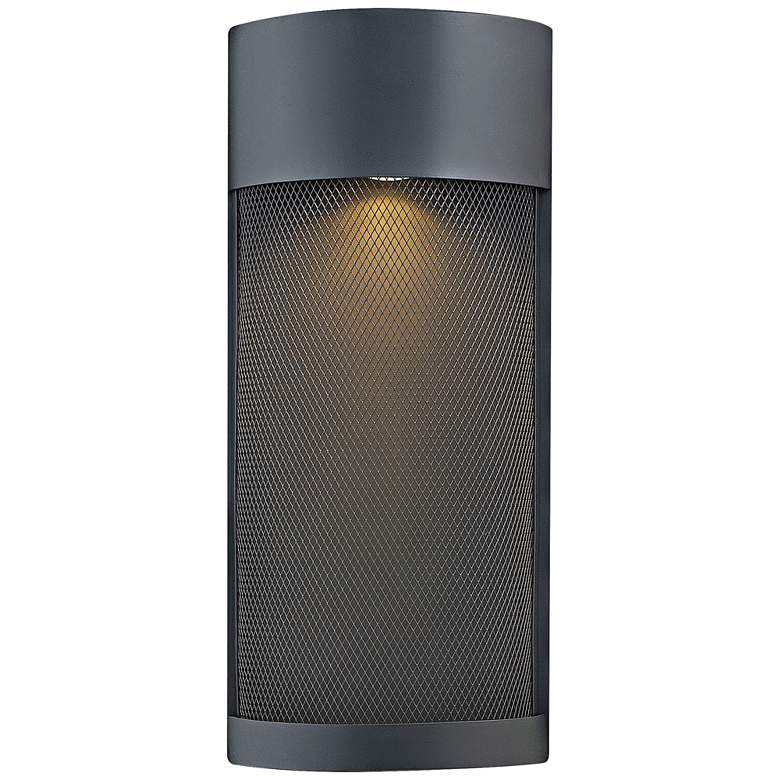 Image 1 Hinkley Aria 17 1/4 inch High Black LED Outdoor Wall Light