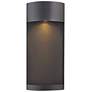 2_Hinkley Aria 17 1/4" High Black LED Outdoor Wall Light more views