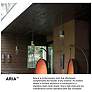 7_Hinkley Aria 17 1/4" High Black LED Outdoor Wall Light more views