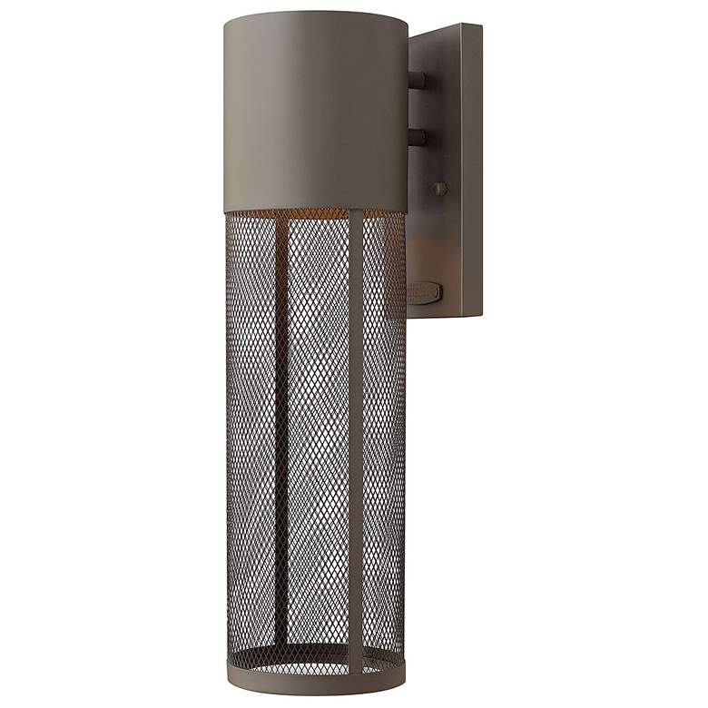 Image 1 Hinkley Aria 18 1/2 inchH Buckeye Bronze LED Outdoor Wall Light