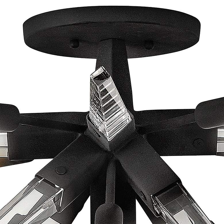Image 4 Hinkley Ariel 26" Wide Black Starburst 8-Light Ceiling Light more views