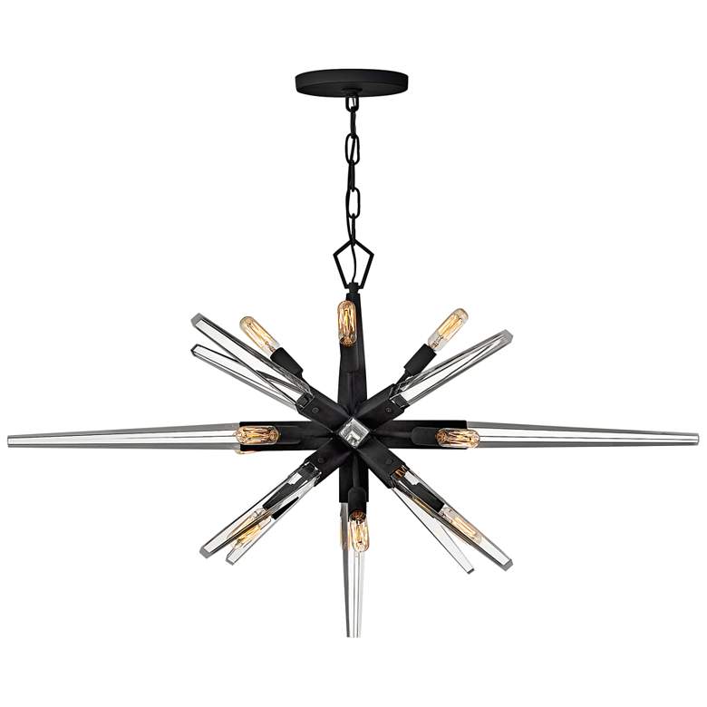Image 2 Hinkley Ariel 40" Wide Black 12-Light Modern Starburst Pendant Light