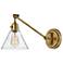 Hinkley Arti 10.25" High Brass and Clear Glass Wall Light