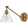 2_Hinkley Arti 10.25" High Brass and Clear Glass Wall Light more views