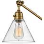 5_Hinkley Arti 10.25" High Brass and Clear Glass Wall Light more views