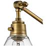 6_Hinkley Arti 10.25" High Brass and Clear Glass Wall Light more views
