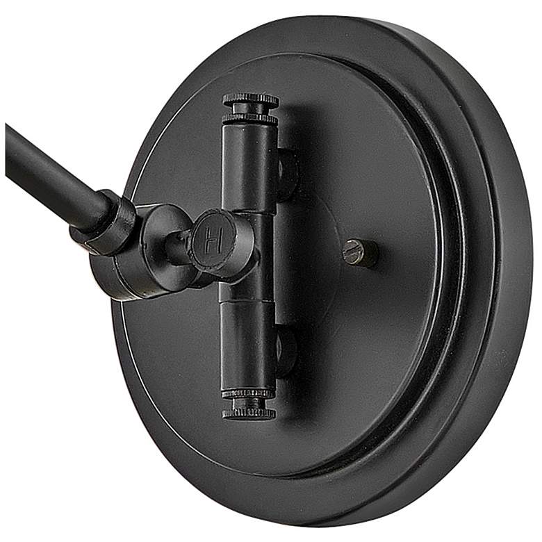 Image 6 Hinkley Arti 10 1/4" High Black and Clear Glass Industrial Wall Sconce more views
