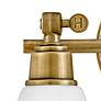 7_Hinkley Arti 10" High Heritage Brass 2-Light Wall Sconce more views