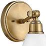 2_Hinkley Arti 10" High Heritage Brass Wall Sconce more views