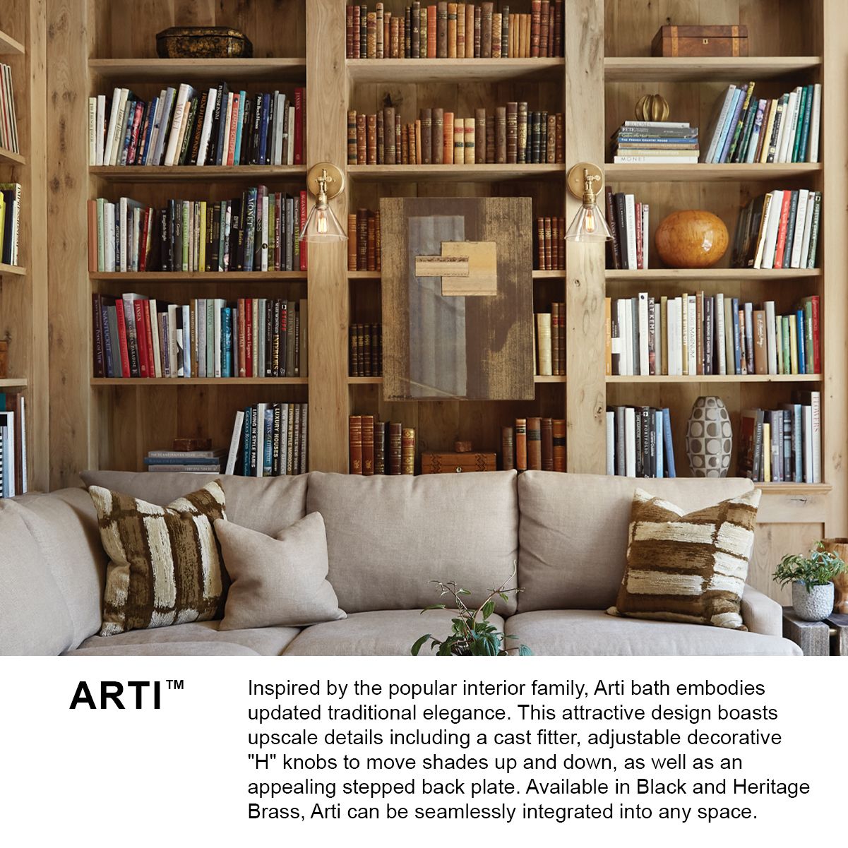 Image 6 Hinkley Arti 10" High Heritage Brass Wall Sconce more views