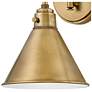 5_Hinkley Arti 12 1/4" High Brass Finish Modern Wall Sconce more views