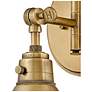 6_Hinkley Arti 12 1/4" High Brass Finish Modern Wall Sconce more views