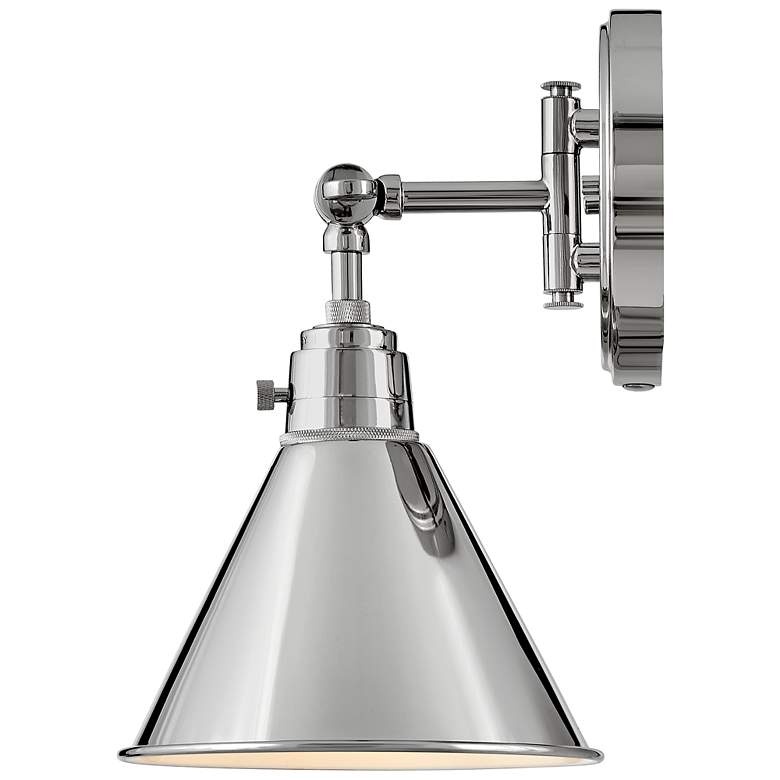 Image 4 Hinkley Arti 12 1/4" High Polished Nickel Wall Sconce more views