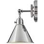 4_Hinkley Arti 12 1/4" High Polished Nickel Wall Sconce more views