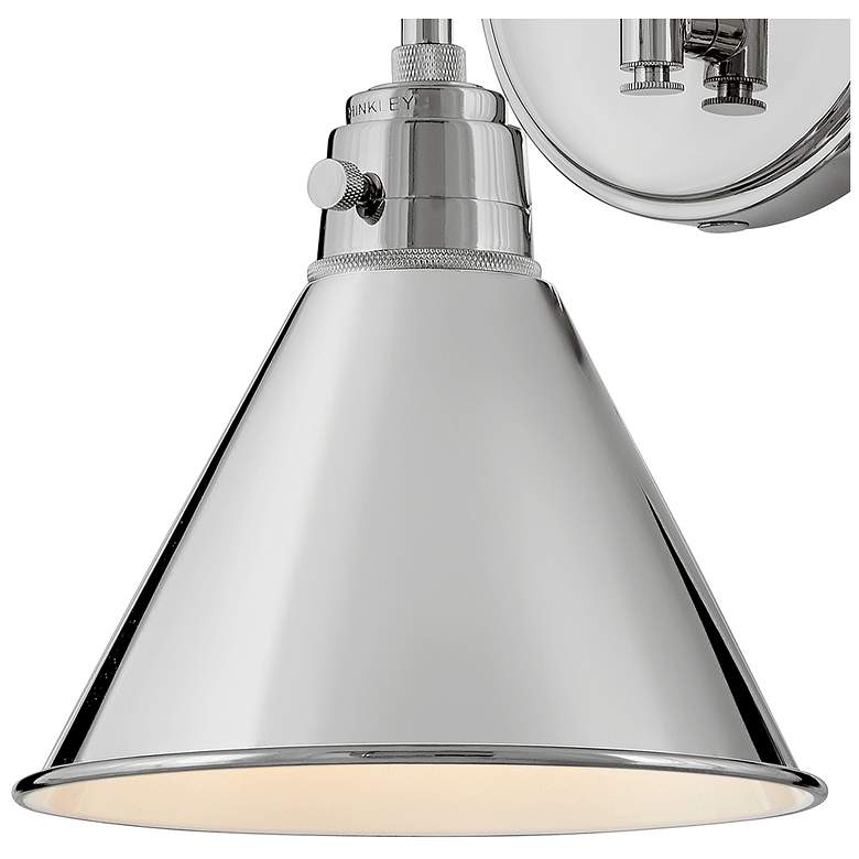 Image 6 Hinkley Arti 12 1/4" High Polished Nickel Wall Sconce more views