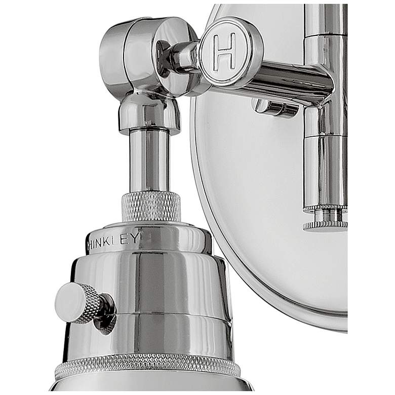 Image 7 Hinkley Arti 12 1/4" High Polished Nickel Wall Sconce more views