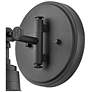 6_Hinkley Arti 12 1/4"H Black Metal Swing Arm Cone Wall Sconce more views