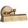 1_Hinkley Arti 12" Wide Heritage Brass Picture Light