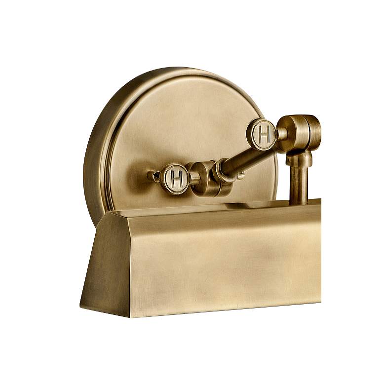 Image 2 Hinkley Arti 12" Wide Heritage Brass Picture Light more views