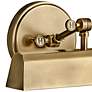 2_Hinkley Arti 12" Wide Heritage Brass Picture Light more views