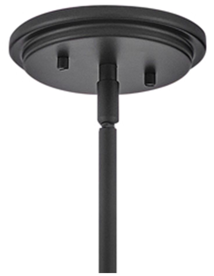 Hinkley Arti 15" Wide Black and Cased White Opal Glass Cone Pendant