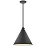 2_Hinkley Arti 15" Wide Black Cone Pendant Light more views