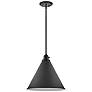 4_Hinkley Arti 15" Wide Black Cone Pendant Light more views