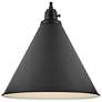 7_Hinkley Arti 15" Wide Black Cone Pendant Light more views