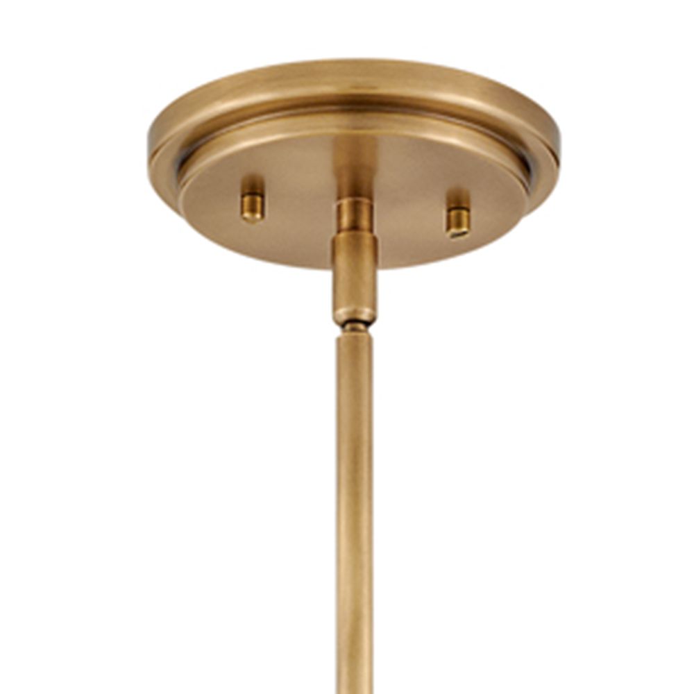 Hinkley Arti 15" Wide Heritage Brass Cone Pendant Light
