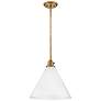 4_Hinkley Arti 15" Wide Heritage Brass Pendant Light more views